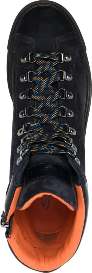 Suede Lace-Up Boots - Image 4
