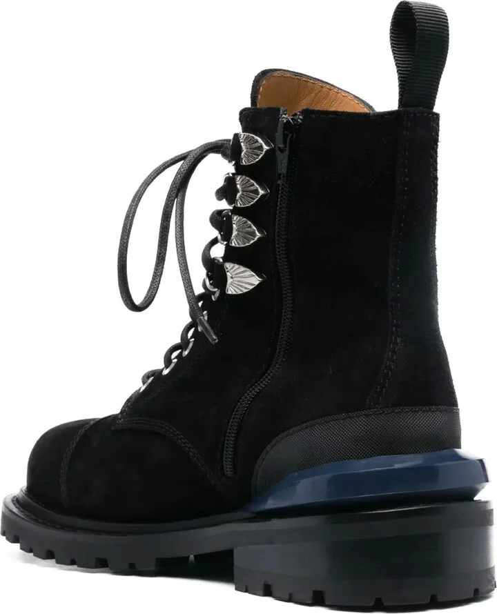 Suede Lace-Up Boots - Image 3