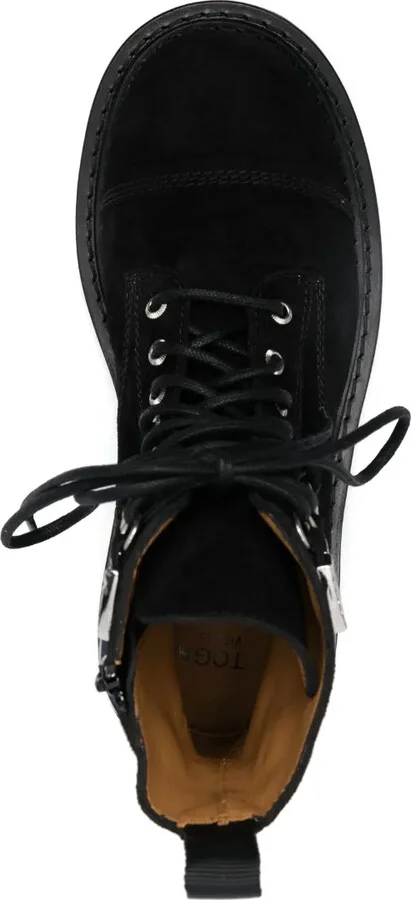 Suede Lace-Up Boots - Image 4