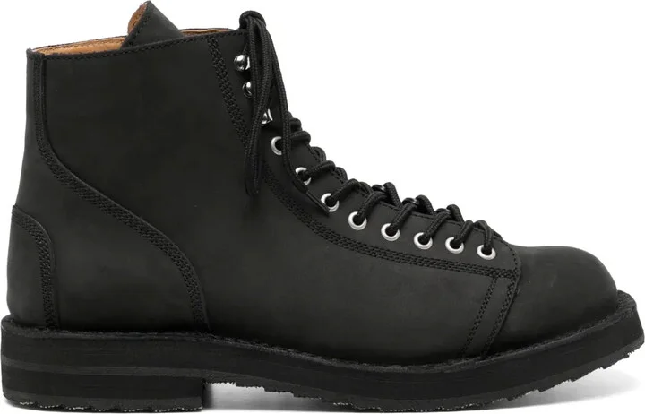 Suede Lace-Up Boots