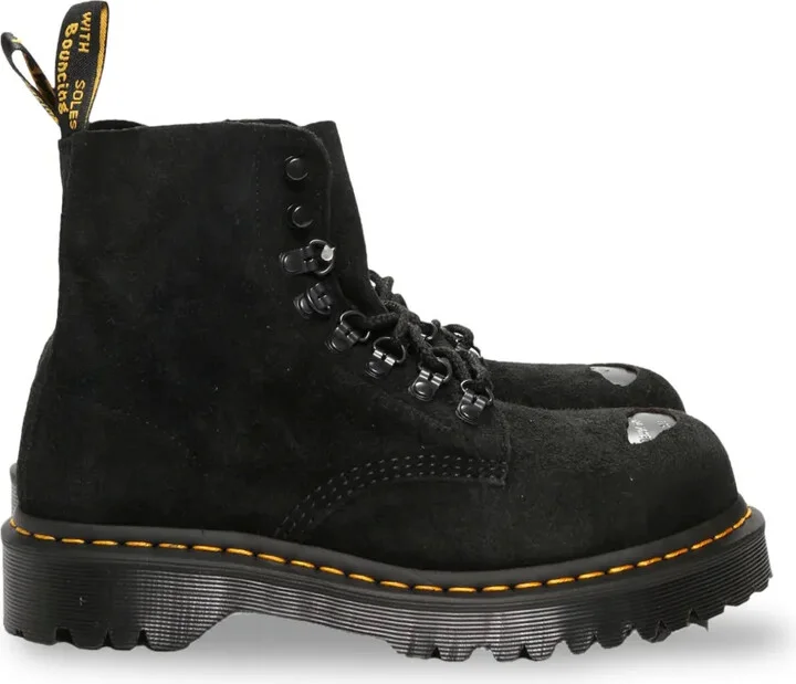 Suede Lace-Up Boots