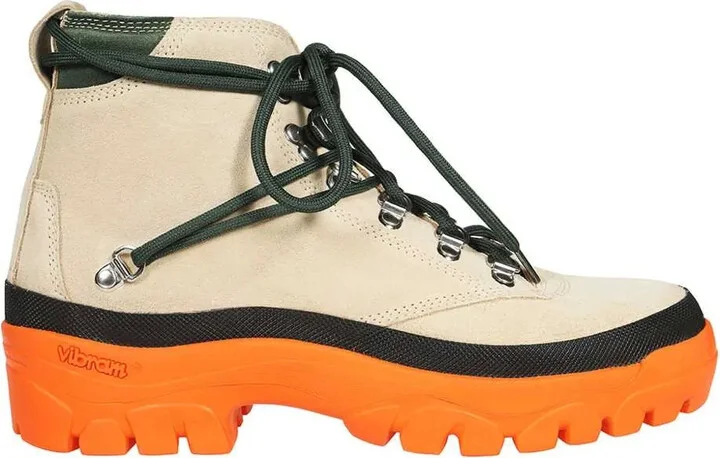 Suede Lace-Up Boots