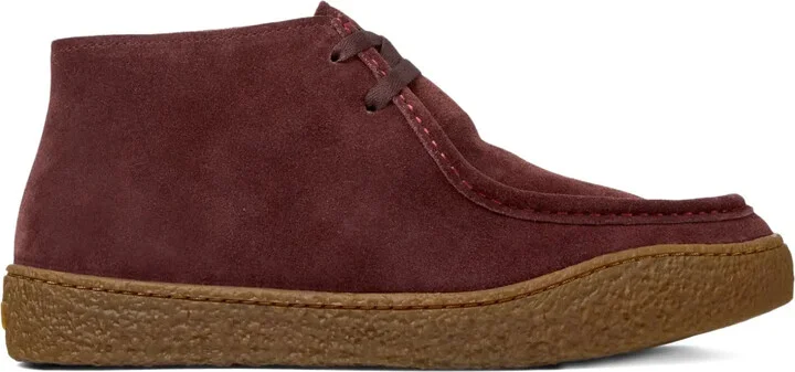 Suede Lace-Up Boots