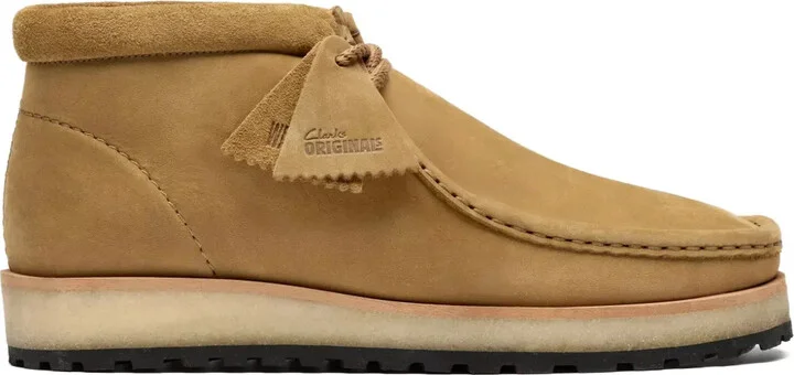 Suede Lace-Up Boots