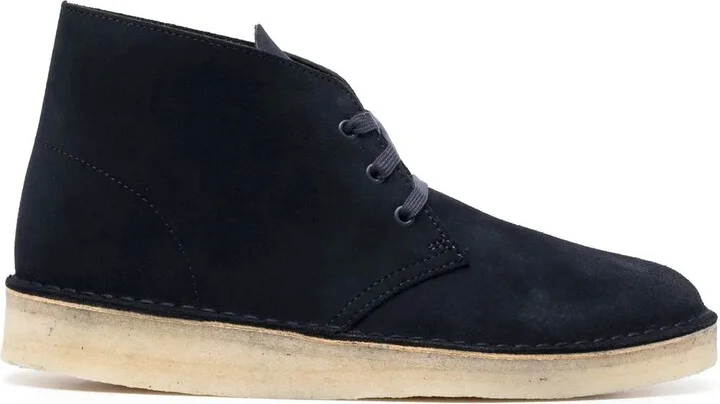Suede Lace-Up Boots