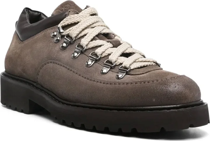 Suede Lace-Up Brogues - Image 2