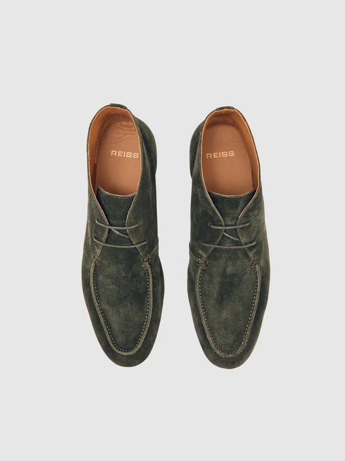 Suede Lace-up Chukka Boots - Image 3