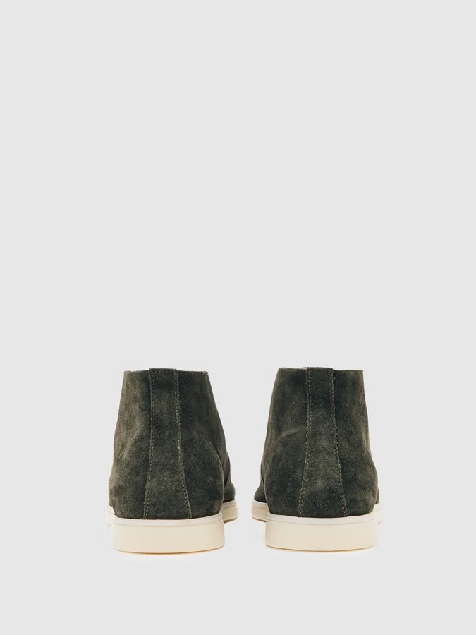 Suede Lace-up Chukka Boots - Image 4