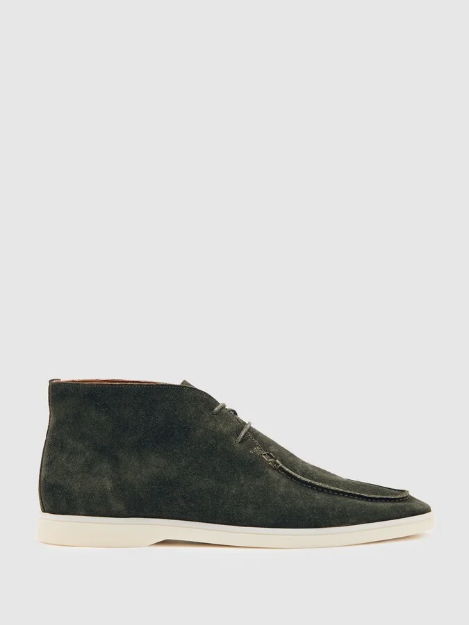 Suede Lace-up Chukka Boots
