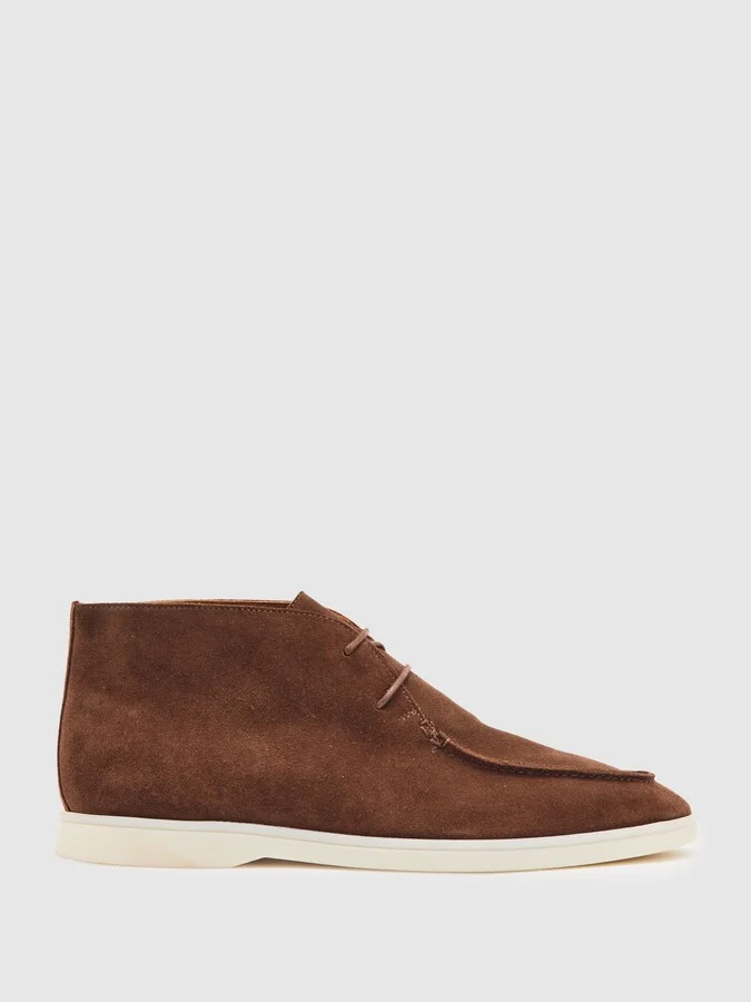 Suede Lace-up Chukka Boots