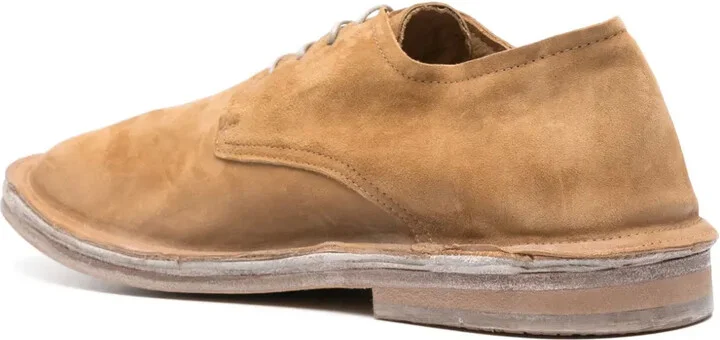 Suede Lace-Up Derby Shoes - Image 3