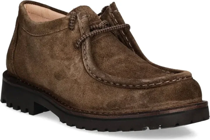 Suede Lace-Up Derby Shoes - Image 2