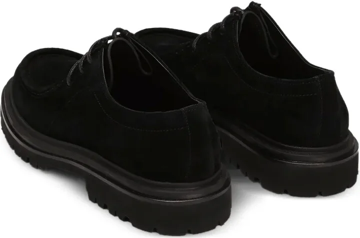 Suede Lace-Up Derby Shoes - Image 4