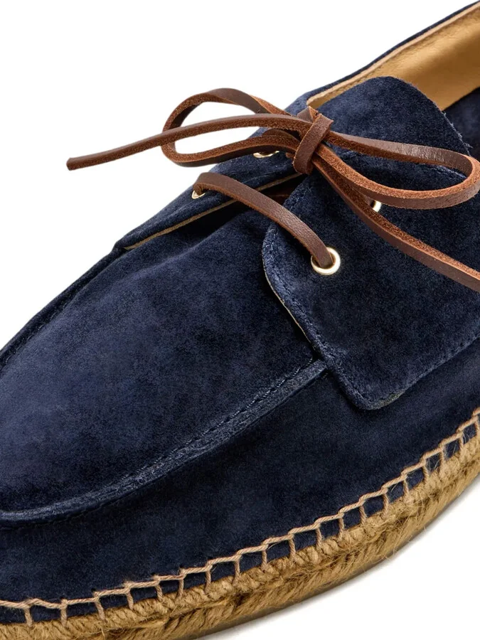 Suede Lace-Up Espadrilles - Image 3