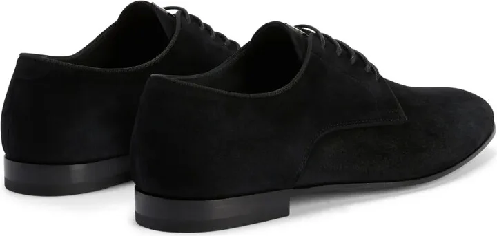 Suede Lace-Up Loafers - Image 3