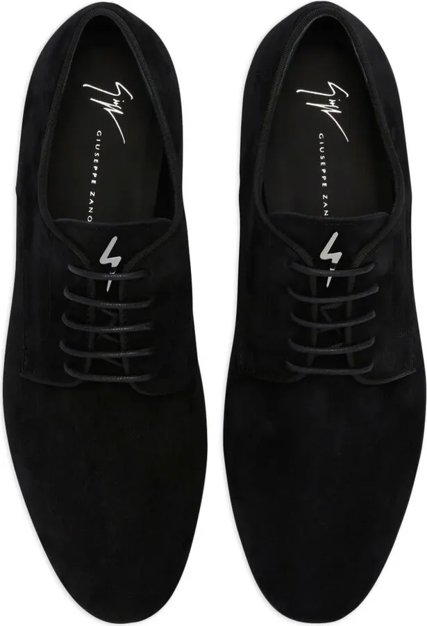 Suede Lace-Up Loafers - Image 4