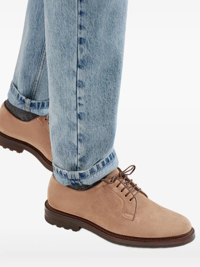 Suede Lace-Up Shoes - Image 5