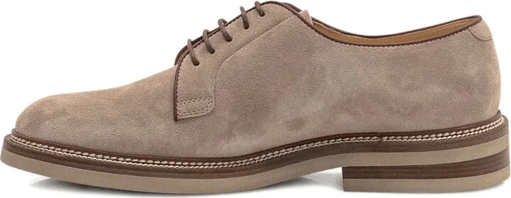 Suede Lace-Up Shoes - Image 2