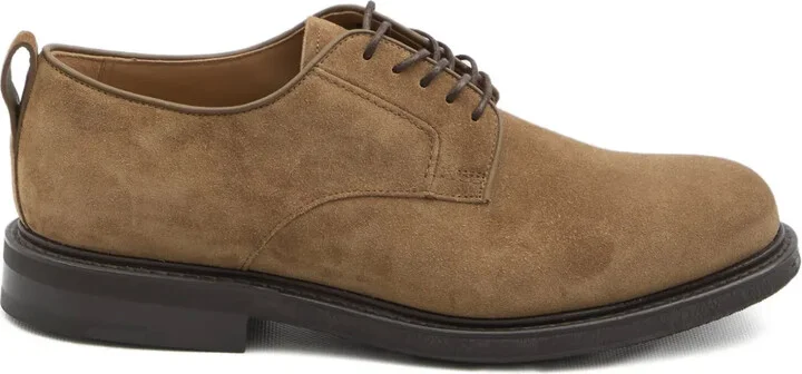 Suede Lace-Up Shoes
