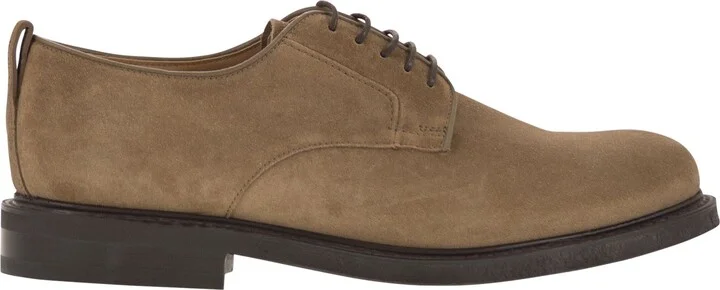 Suede Lace-up Shoes