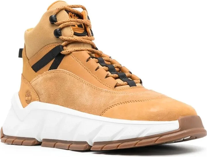 Suede Lace-Up Sneaker Boots - Image 2