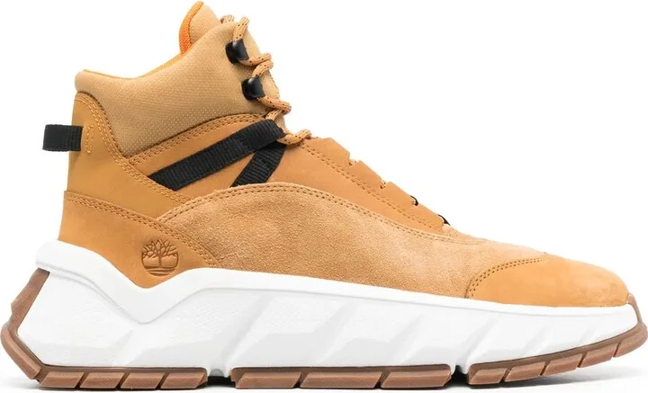 Suede Lace-Up Sneaker Boots
