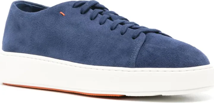 Suede Lace-Up Sneakers - Image 2