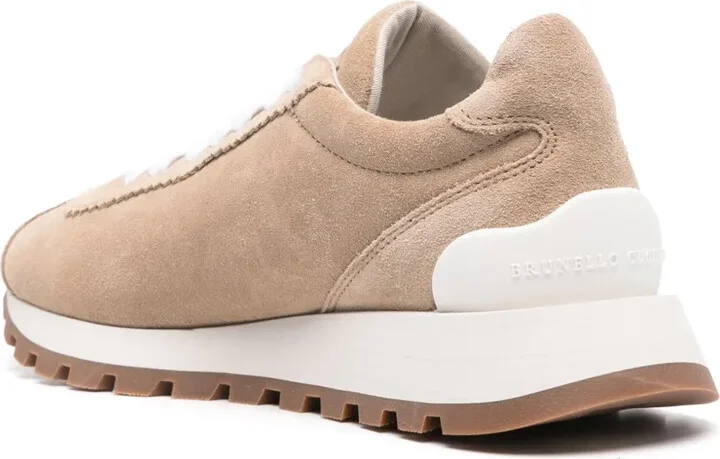 Suede Lace-Up Sneakers - Image 3
