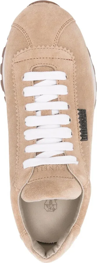 Suede Lace-Up Sneakers - Image 4