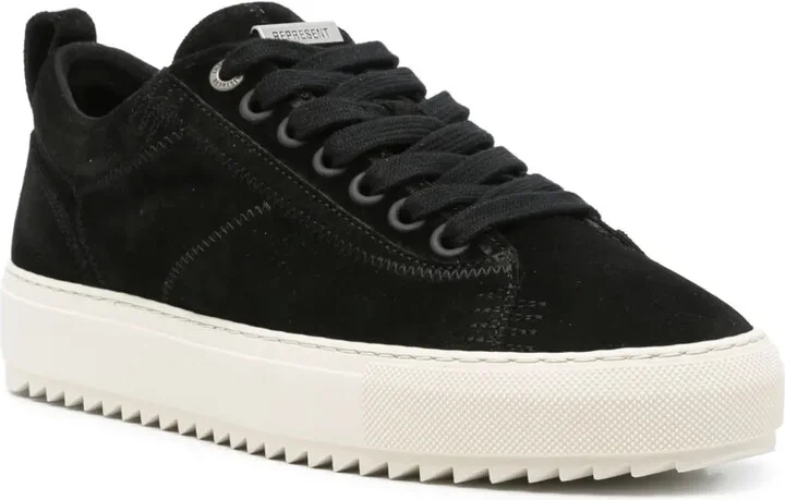 Suede Lace-Up Sneakers - Image 2