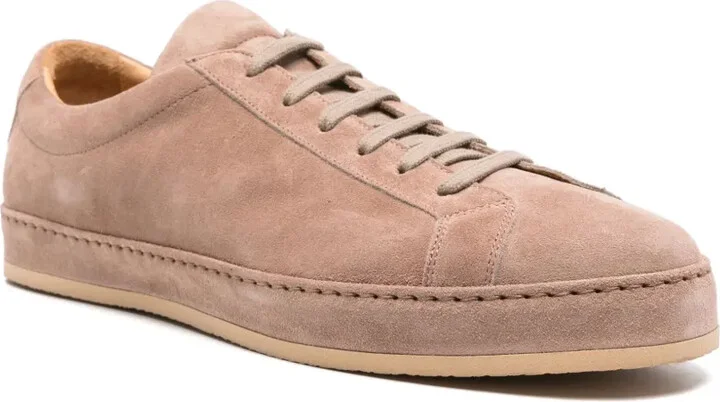 Suede Lace-Up Sneakers - Image 2