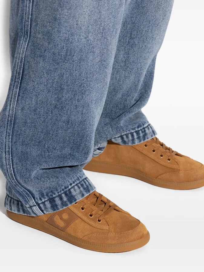 Suede Lace-Up Sneakers - Image 5