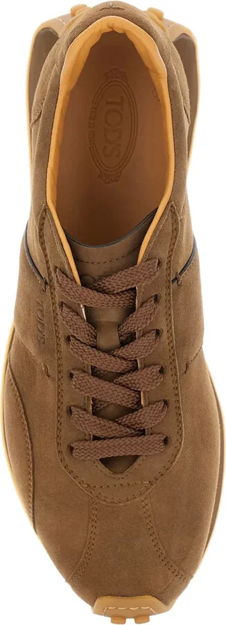 Suede Lace-Up Sneakers - Image 3