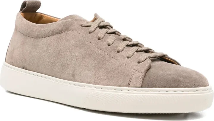 Suede Lace-Up Sneakers - Image 2