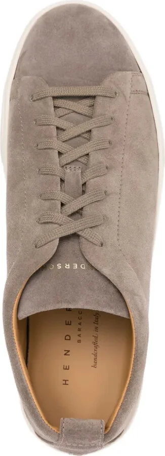 Suede Lace-Up Sneakers - Image 4