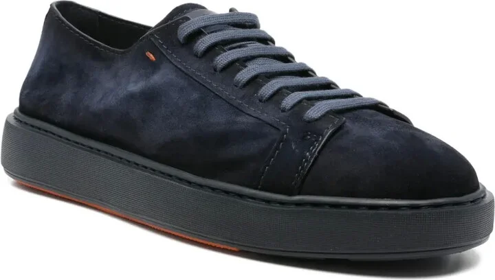 Suede Lace-Up Sneakers - Image 2
