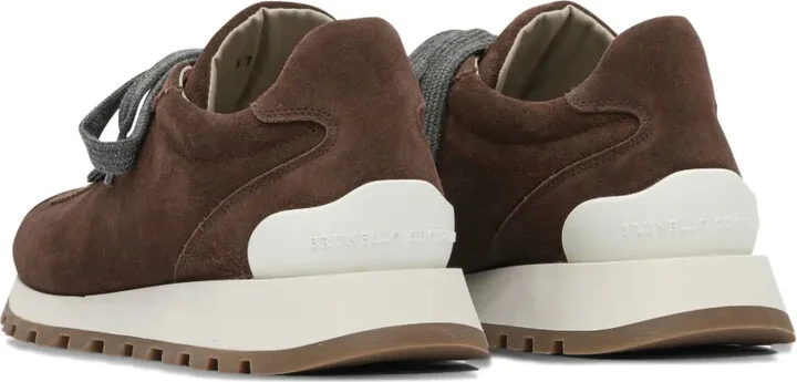 Suede Lace-Up Sneakers - Image 3
