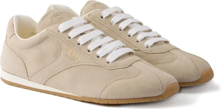 Suede Lace-Up Sneakers - Image 2