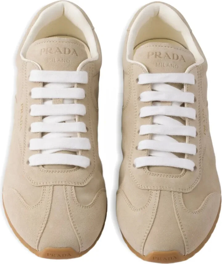 Suede Lace-Up Sneakers - Image 4
