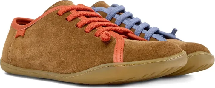 Suede Lace-Up Sneakers - Image 2