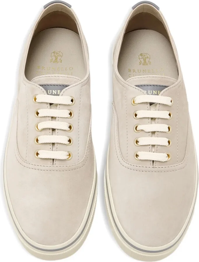 Suede Lace-Up Sneakers - Image 2