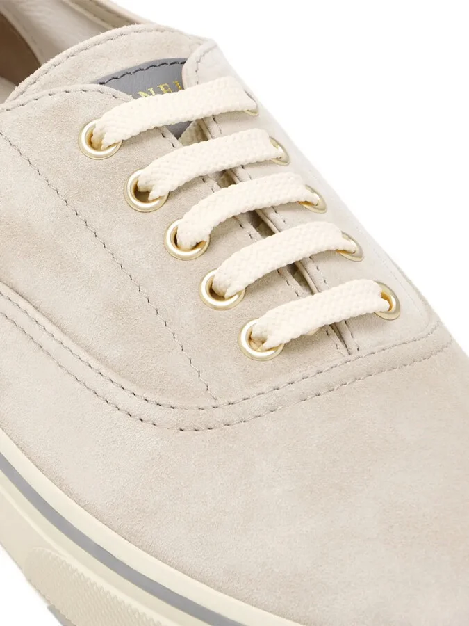 Suede Lace-Up Sneakers - Image 3