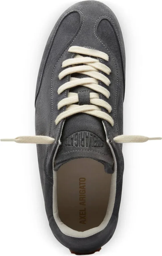 Suede Lace-Up Sneakers - Image 4