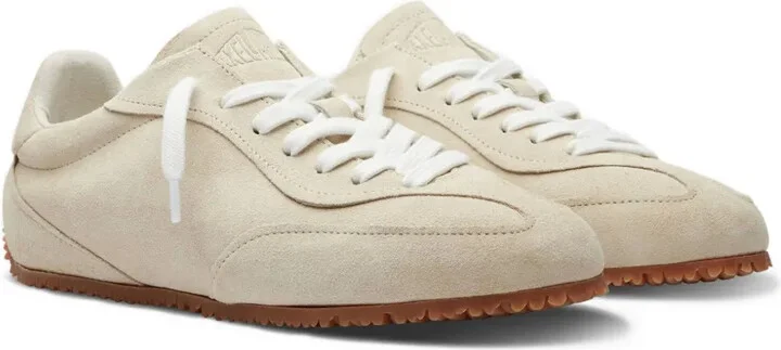 Suede Lace-Up Sneakers - Image 2