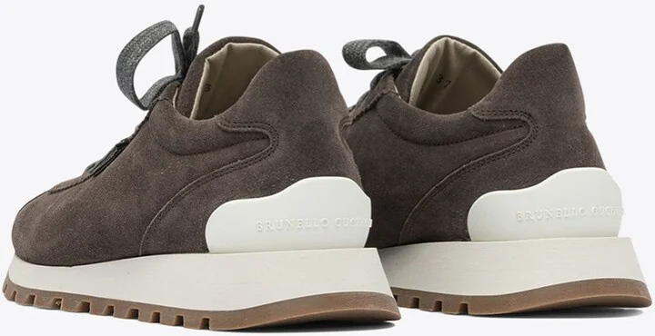 Suede Lace-Up Sneakers - Image 3
