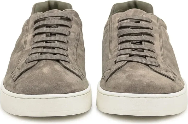 Suede Lace-Up Sneakers - Image 2