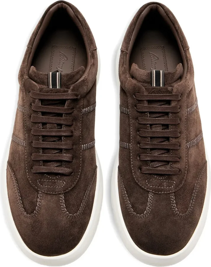 Suede Lace-Up Sneakers - Image 3
