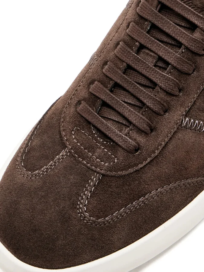 Suede Lace-Up Sneakers - Image 4