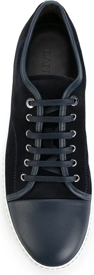 Suede Lace-Up Sneakers - Image 4