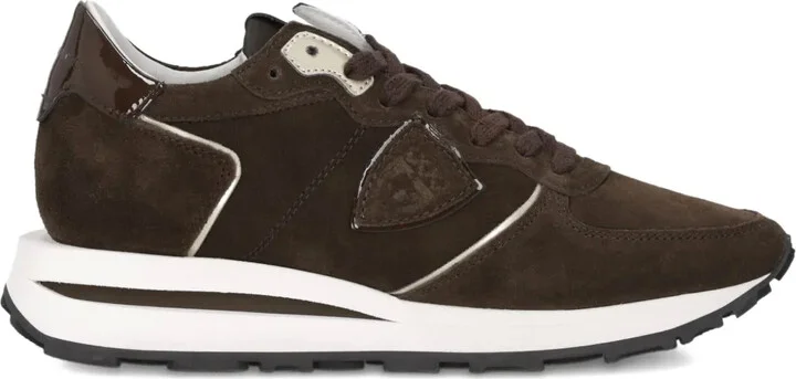Suede Lace-Up Sneakers